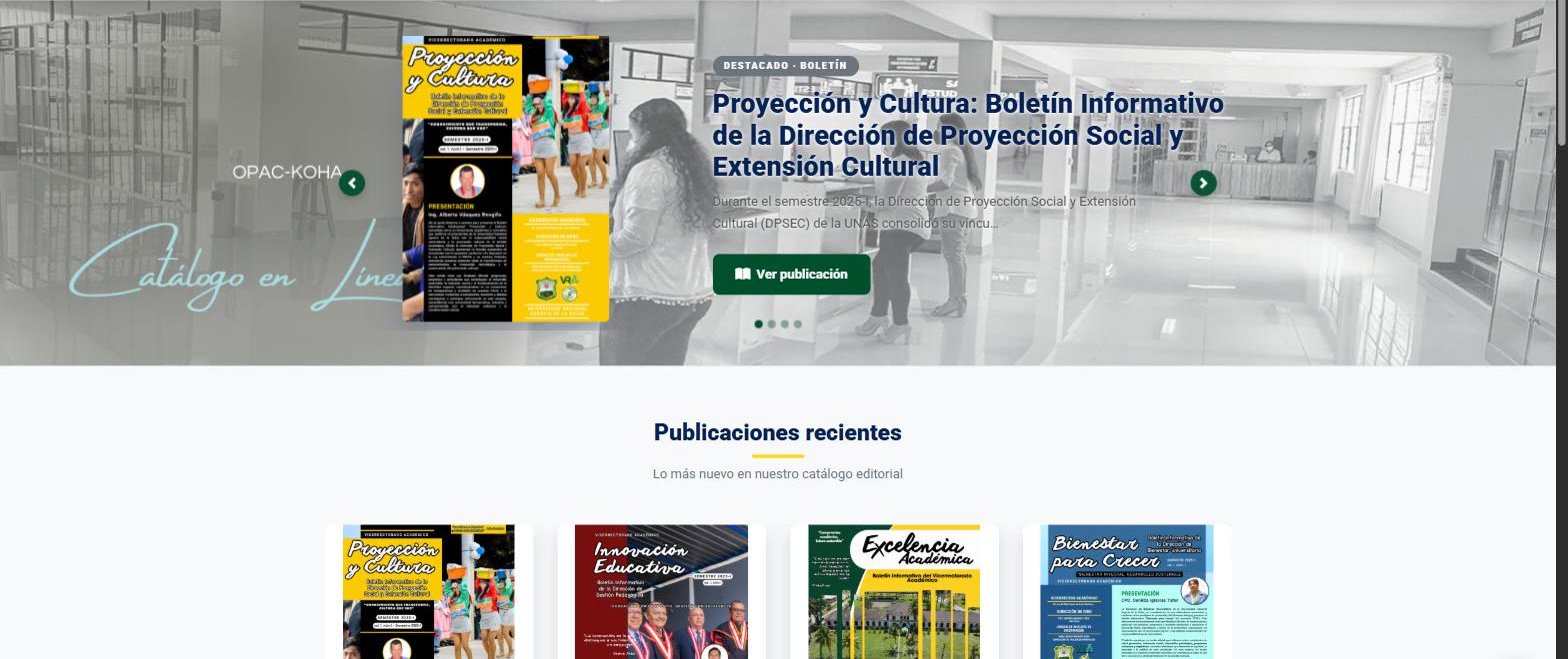 UNAS Editorial Fund portal online