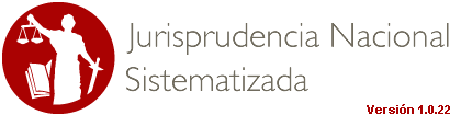 Jurisprudencia Nacional Sistematizada
